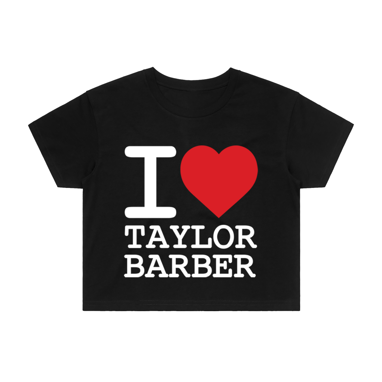 I <3 Taylor Barber Croptop (Preorder)