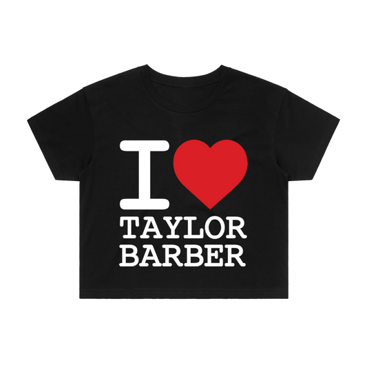 I <3 Taylor Barber Croptop (Preorder)